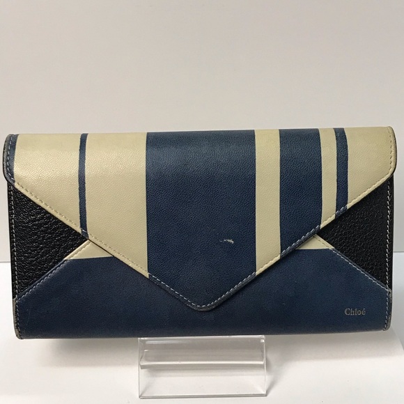 Chloé Leather Continental Wallet 😍💙 - Picture 1 of 17